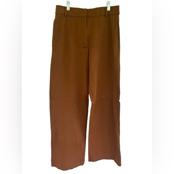 Jucca Pants - Jucca Women's‎ Burnt Orange Wide Leg Trousers Size 44